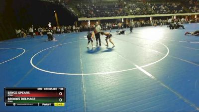 108 lbs 7th Place Match - Brooks Dolmage, Iowa vs Bryce Spears, Iowa