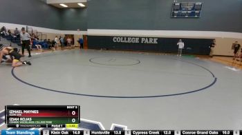 113 lbs Round 1 - Izmael Maynes, Klein Oak vs Iziah Rojas, Conroe Woodlands College Park