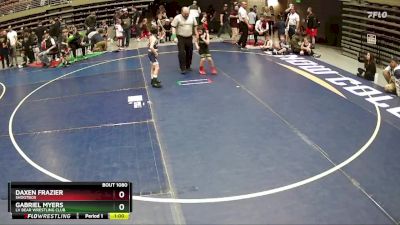 56 lbs Champ. Round 2 - Gabriel Myers, LV Bear Wrestling Club vs Daxen Frazier, Shootbox