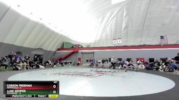 157 lbs Finals (2 Team) - Carson Freeman, Montevallo vs Luke Kemper, McKendree