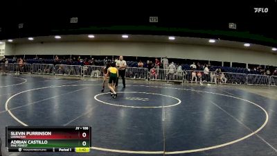 106 lbs Round 1 - Slevin Purrinson, Lexington vs Adrian Castillo, Pine Forest