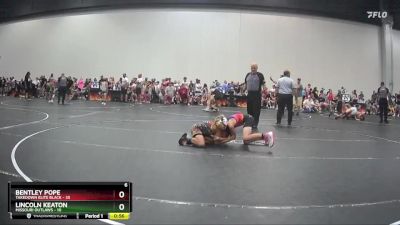 80 lbs Round 6 (8 Team) - Lincoln Keaton, Missouri Outlaws vs Bentley Pope, Takedown Elite Black