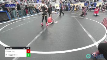 67 lbs Semifinal - Cooper Ross, Tonkawa Takedown Club vs Mason Maggard, Claremore Wrestling Club