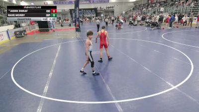 Junior Boys - 106 lbs Quarters - Aiden Sweat, Kalispell Wrestling Club vs Rave Morby, Empire