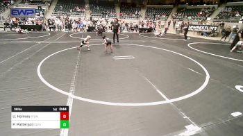 36 lbs Semifinal - Uhdory Holmes, Stl Warriors vs Pyper Patterson, Cleveland Take Down Club