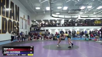 138 lbs Quarterfinal - Ryen Allen, Alma vs Alissa Caltagirone, Northern Michigan University