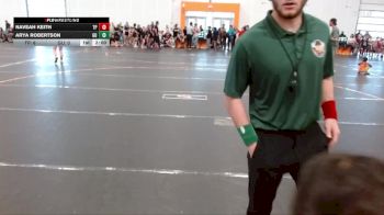 57 lbs Round 1 (4 Team) - Naveah Keith, Team Palmetto Purple vs Arya Robertson, Georgia United