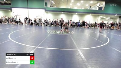 85 lbs Round Of 32 - Avery Haber, PA vs Benjamin Leuthner, FL