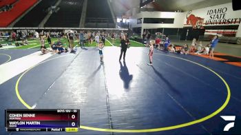 55 lbs Quarterfinal - Cohen Senne, Montana vs Waylon Martin, Idaho