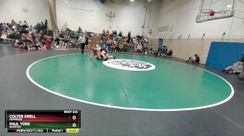 215A Cons. Round 3 - Paul York, Riverton vs Colter Krell, Kemmerer