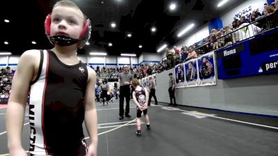43 lbs Round Of 32 - Mathew Thompson, Sulphur Youth Wrestling Club vs Jase Wilson, Midwest City Bombers Youth Wrestling Club