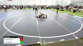 106 lbs Final - Ben Krawczenko, Lions WC vs Jacob Dominguez, The Lions Den