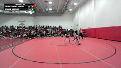 126 lbs Cons. Round 3 - Donald Gardner, Palmer Ridge vs Isaac Quiroz Garcia, Jefferson