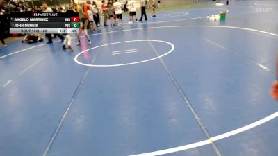 80 lbs Cons. Round 2 - Angelo Martinez, Nebraska Wrestling Academy vs John Dennis, Pioneer Wrestling Club
