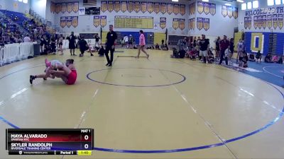 103 lbs Semifinal - Maya Alvarado, Spartan RTC vs Skyler Randolph, Riverdale Training Center