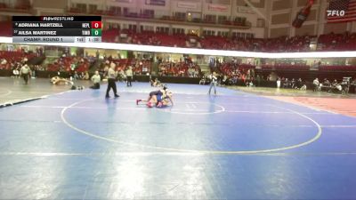 114 lbs Champ. Round 1 - Ailsa Martinez, Timberline vs Adriana Hartzell, New Plymouth