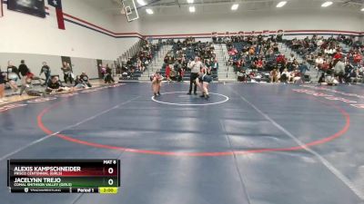 165 lbs Round 1 - Jacelynn Trejo, Comal Smithson Valley (Girls) vs Alexis Kampschneider, Frisco Centennial (Girls)