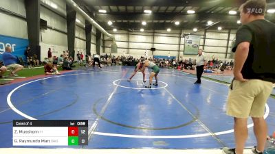 109 lbs Consi Of 4 - Zaphyr Musshorn, Team Tugman vs Gaspar Raymundo Marcos, Ohio Titan