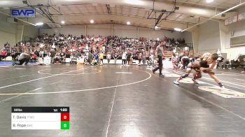 92 lbs Final - Tajuan Davis, Team Tulsa Wrestling Club vs Bryson Pope, Keystone Wrestling Club
