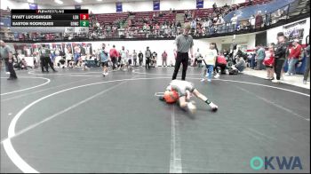 52 lbs Round Of 32 - Ryatt Luchsinger, Lexington Wrestling Club vs Easton Rodriques, D3 Wrestling Cluib