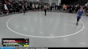 100 lbs Champ. Round 1 - Hunter Beeman, Darkhorse Wrestling Club vs Dylan Nieuwenhuis, Michigan Grappler Training Center