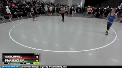 100 lbs Champ. Round 1 - Hunter Beeman, Darkhorse Wrestling Club vs Dylan Nieuwenhuis, Michigan Grappler Training Center