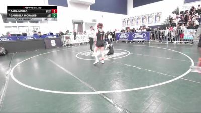 100 lbs Cons. Round 1 - Sara Merlo, Westminster vs Gabriela Morales, Adelanto