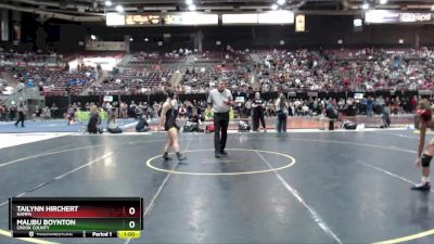 100 lbs Cons. Semi - Tailynn Hirchert, Nampa vs Malibu Boynton, Crook County