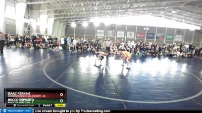 84 lbs Round 1 (4 Team) - Isaac Perkins, Sanderson Wrestling Academy vs Rocco Esposito, Black Fox Wrestling