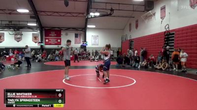 Round 1 - Taelyn Springsteen, WBNDD vs Ellie Whitaker, Keokuk Kids Wrestling Club