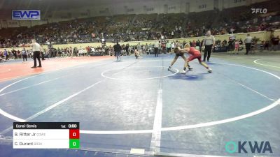 88 lbs Consolation - Barry Ritter Jr, Coweta Tiger Wrestling vs Colton Durant, Broken Arrow Wrestling Club