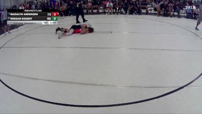 103 lbs Champ. Round 2 - Madalyn Andersen, 2TG vs Reegan Eggert, Valentine Wrestling Club