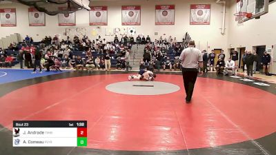 145 lbs Round Of 16 - Jacob Andrade, Timberlane vs Andrew Comeau, Plymouth