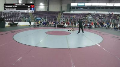 124 lbs Quarterfinal - Gianna Silva, Norwich vs Nuria Kojic, New Jersey City University