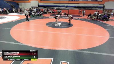 157 lbs Champ. Round 2 - Darian Estevez, University Of Chicago vs Andrew Parrish, Cornell College