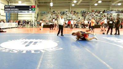 195 lbs Consi Of 8 #2 - Matt Watts, UT vs Akeem Mitchell, NM