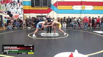 190 lbs Cons. Round 1 - Ryder Clarkson, Poudre vs Carter Blevins, Lingle-Ft. Laramie/Southeast