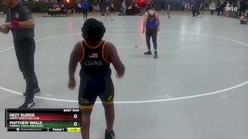 140 lbs Round 3 - Hezy Sledge, Rabbit Wrestling Club vs Matthew Walls, Forrest Youth Wrestling