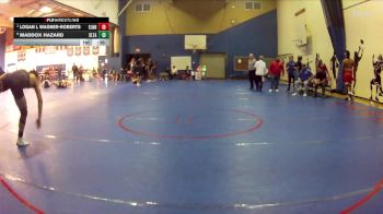 106 lbs 5th Place Match - Maddox Hazard, Sultana vs Logan L Wagner-Roberts, Eleanor Roosevelt