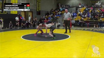 100 lbs 5th Place Match - Jackson Phillips, MatTime vs Rama Valencerina, NCG/FWWC