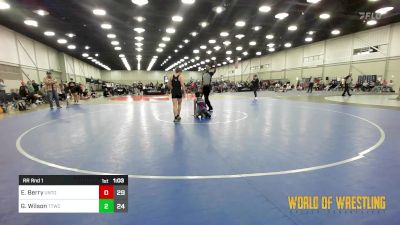 102 lbs Rr Rnd 1 - Eli Berry, Untouchables 12u Black vs Gannon Wilson, Team Tulsa NDT