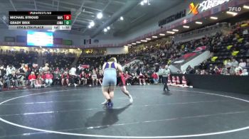 285 lbs 5th & 7th Place - Grady Brix, Logan-Magnolia vs Michael Stroud, Nashua-Plainfield