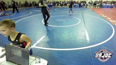 49 lbs Round Of 64 - Huck Olsen, Mojo Grappling Academy vs Xzayvian Flores, Dumas Wrestling