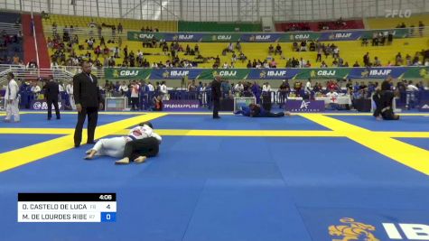 DÂMARIS CASTELO DE LUCA AFFINI vs MARIA DE LOURDES RIBEIRO 2023 Brasileiro Jiu-Jitsu IBJJF