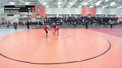 197 lbs Champ. Round 1 - William VanVleet, Wesleyan (CT) vs Isaac Erickson, Oneonta State