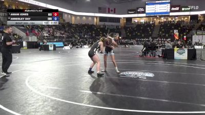 124 lbs Champ. Round 2 - Amani Jones, North Central College vs Annesley Day, Wisconsin - Oshkosh