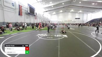 57 lbs Quarterfinal - Torsten Hines, Atlas Grappling vs Easton Jensen, Bear Wrestling Club