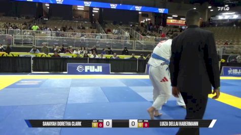 Luiza Dellai Habermann vs Sanayah Doretha Clark 2025 Pan Jiu Jitsu IBJJF Championship