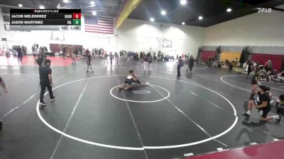 144 lbs Round 3 - Jason Martinez, Valencia vs Jacob Melendrez, Downey High School Wrestling