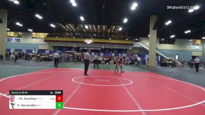 125 lbs Consi Of 16 #1 - Mark Zavatkay, Springfield Tech vs Orlando Hernandez, Emory & Henry